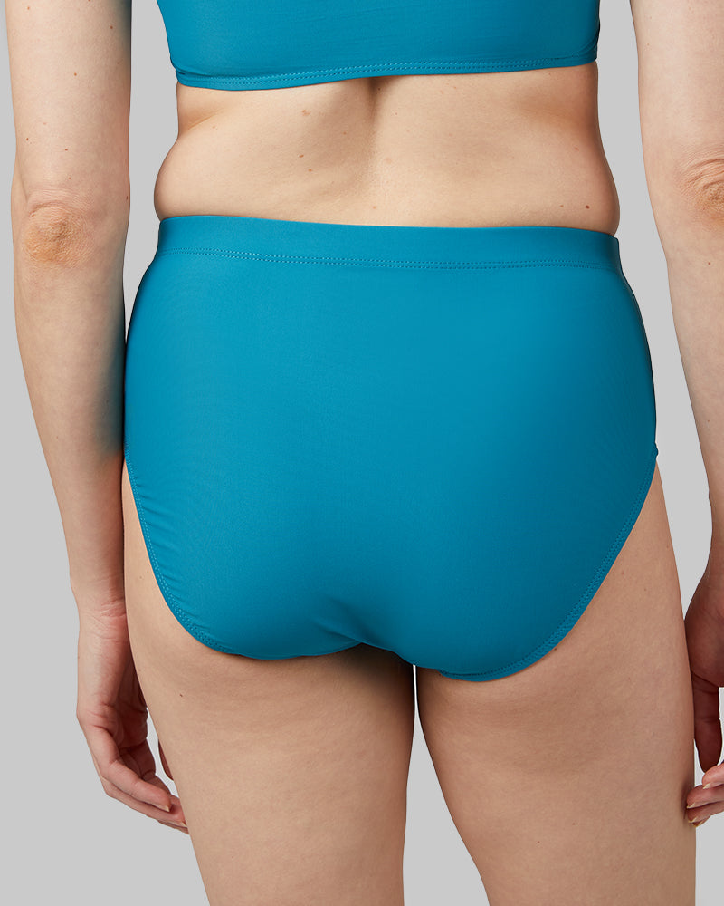 WOMEN'S HIGH-WAIST BIKINI SWIM BOTTOM