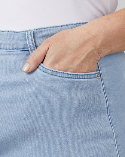 WOMEN'S STRETCH COMFORT JEAN SKIRT