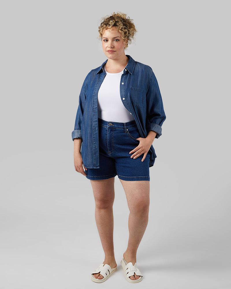 WOMEN'S STRETCH COMFORT JEAN 5-INCH SHORT