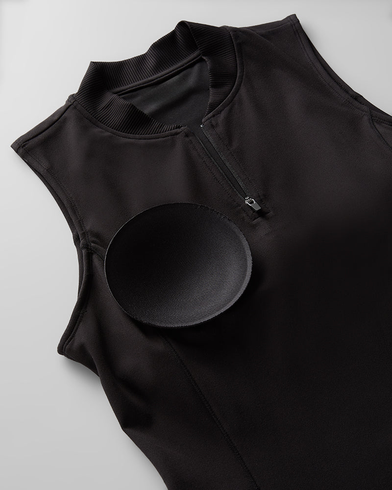 WOMEN'S 1/4 ZIP ACTIVE BRA DRESS