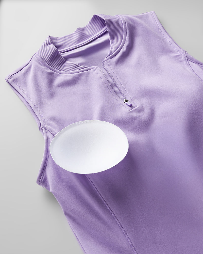 WOMEN'S 1/4 ZIP ACTIVE BRA DRESS