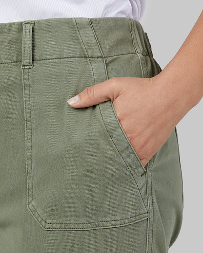 WOMEN'S MINI KNIT TWILL CAPRI