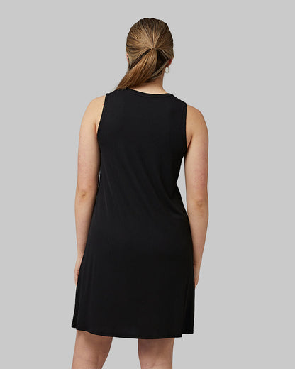 WOMEN'S SOFT RIB TANK SWING DRESS