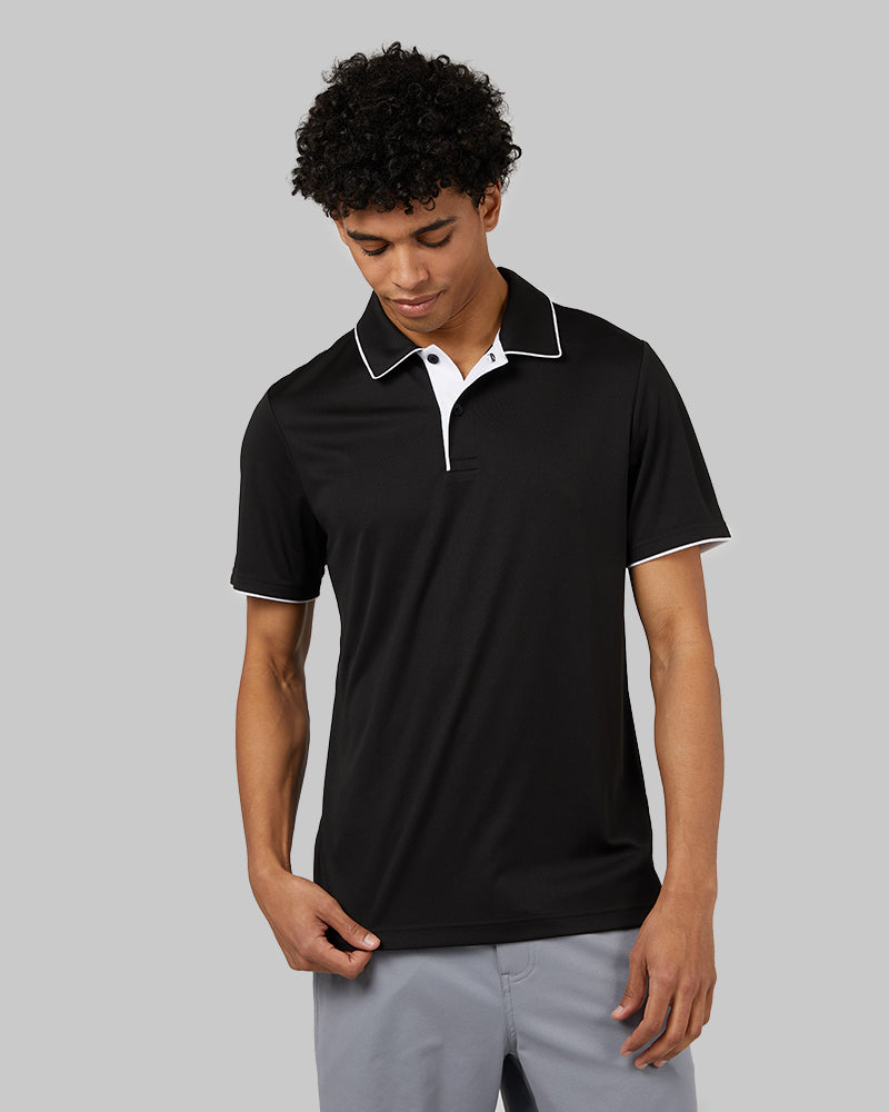 MEN'S STRETCH FLOW TIPPED POLO