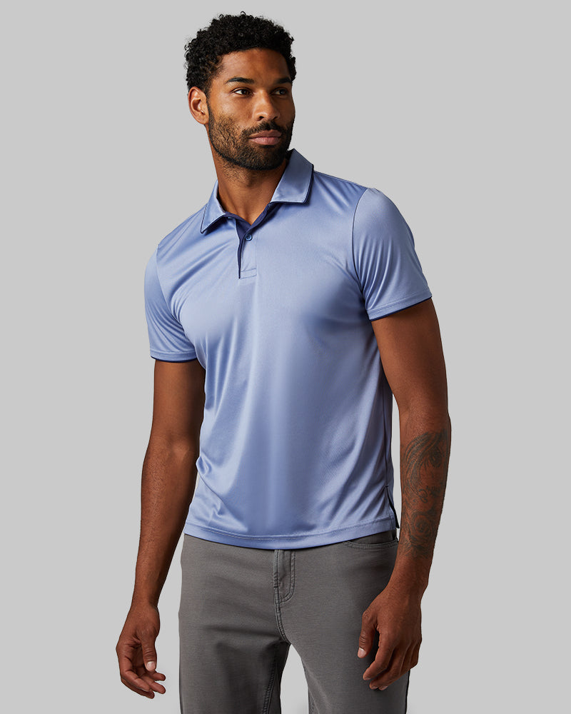 MEN'S STRETCH FLOW TIPPED POLO