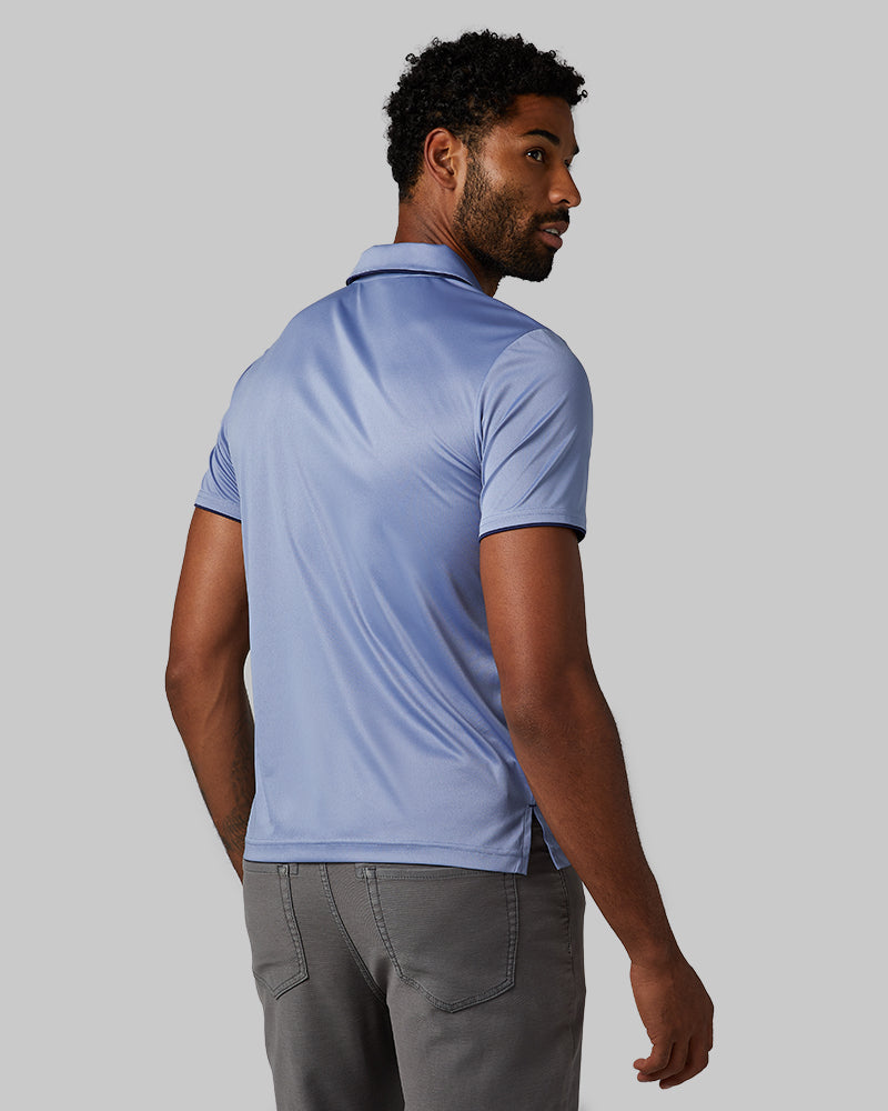 MEN'S STRETCH FLOW TIPPED POLO