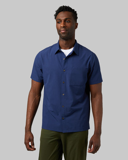 MEN'S CASUAL SHORT SLEEVE DRESS SHIRT
