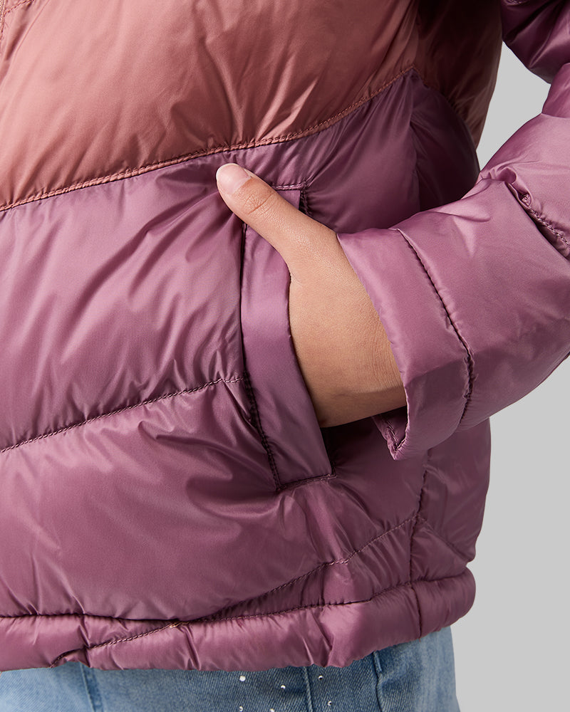 KIDS' FIXED HOOD PUFFER JACKET