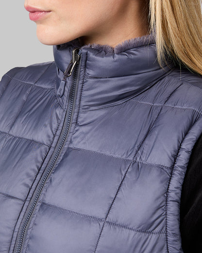 WOMEN'S REVERSIBLE LUXE FUR-LINED VEST