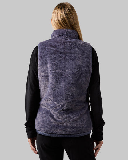 WOMEN'S REVERSIBLE LUXE FUR-LINED VEST