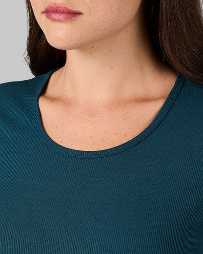 WOMEN'S SOFT RIB FITTED T-SHIRT