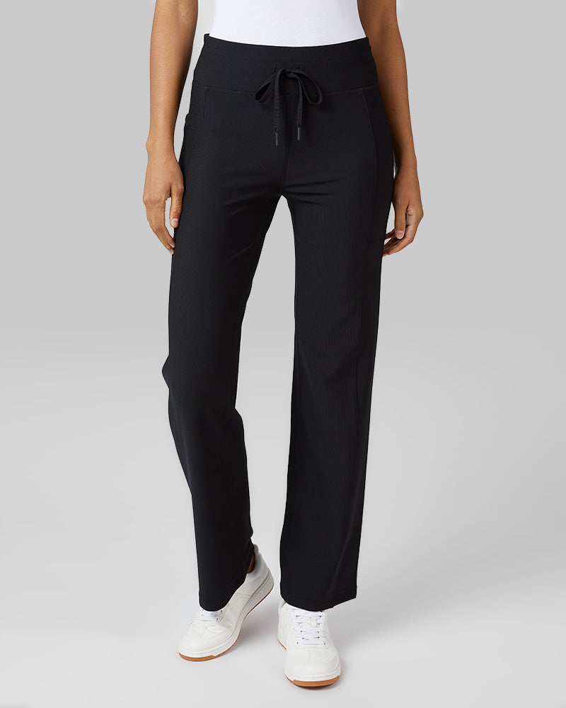 WOMEN'S HIGH-WAIST ACTIVE RIB FLARE PANT