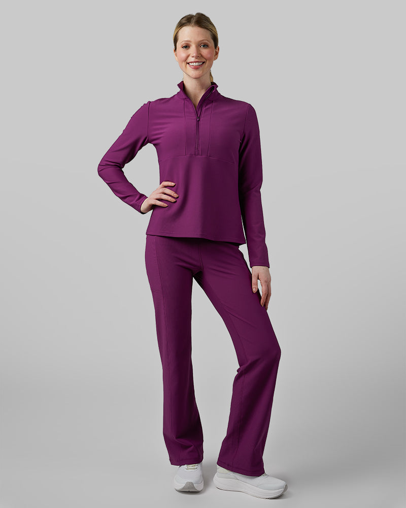 WOMEN'S HIGH-WAIST ACTIVE RIB FLARE PANT