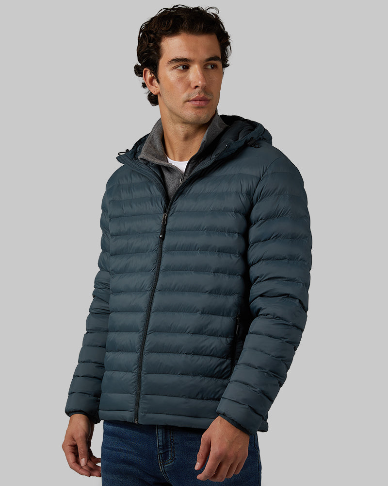 MEN'S LIGHTWEIGHT PACKABLE HOODED JACKET