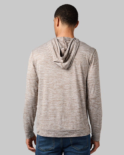 MEN'S COOL LONG SLEEVE HOODED T-SHIRT