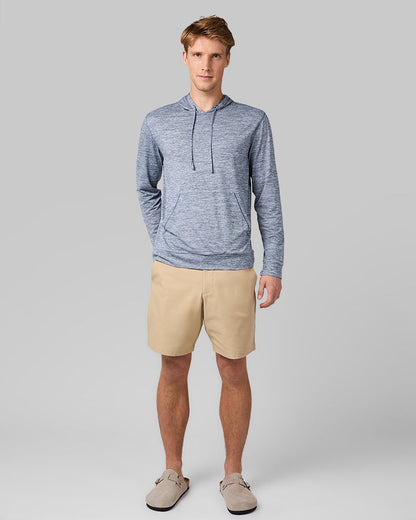 MEN'S COOL LONG SLEEVE HOODED T-SHIRT