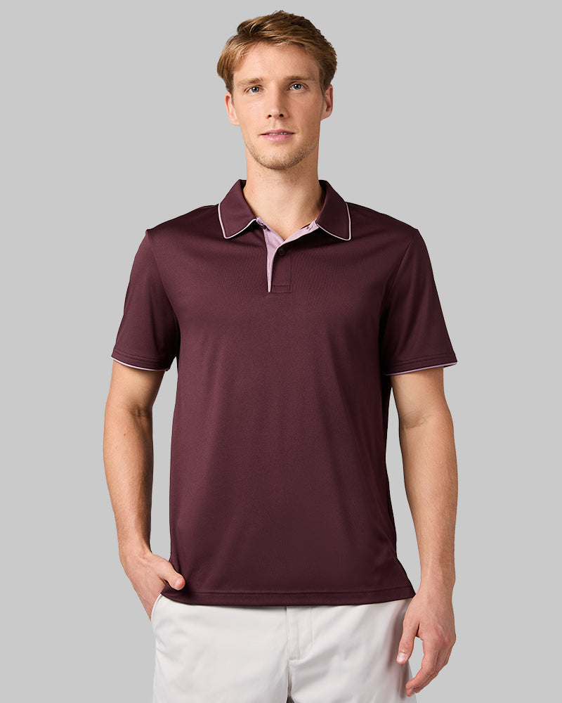 MEN'S STRETCH FLOW TIPPED POLO