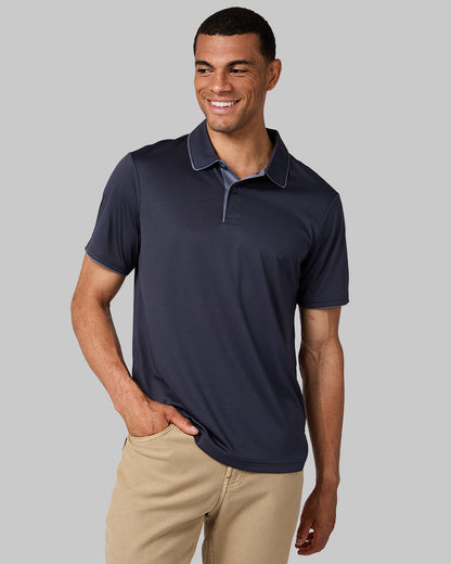 MEN'S STRETCH FLOW TIPPED POLO