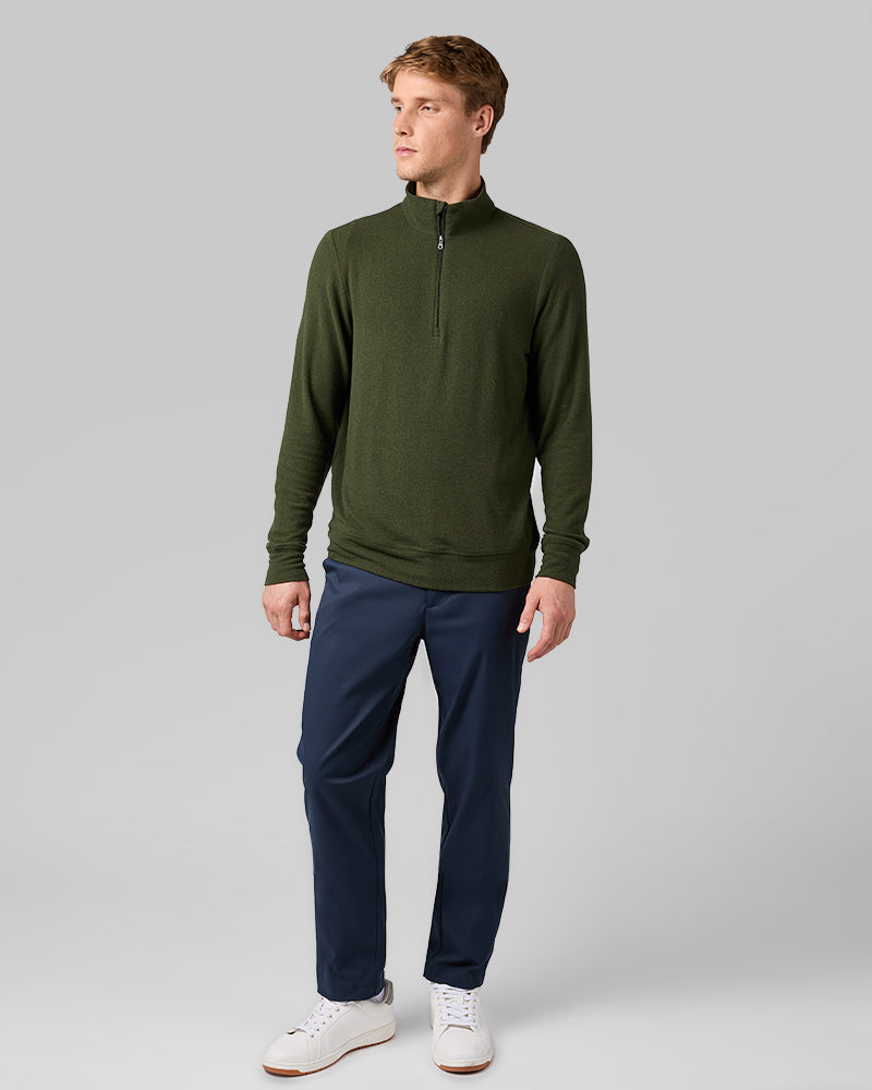 MEN'S SWEATER KNIT 1/4 ZIP TOP