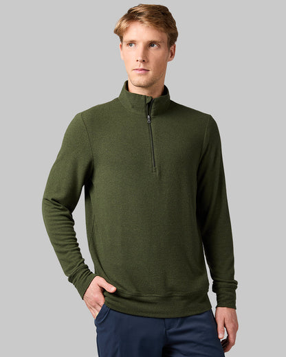 MEN'S SWEATER KNIT 1/4 ZIP TOP
