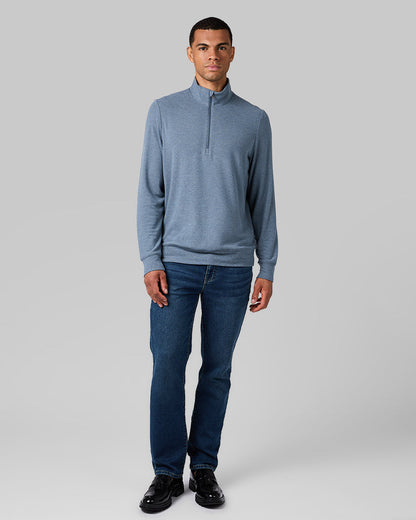 MEN'S SWEATER KNIT 1/4 ZIP TOP