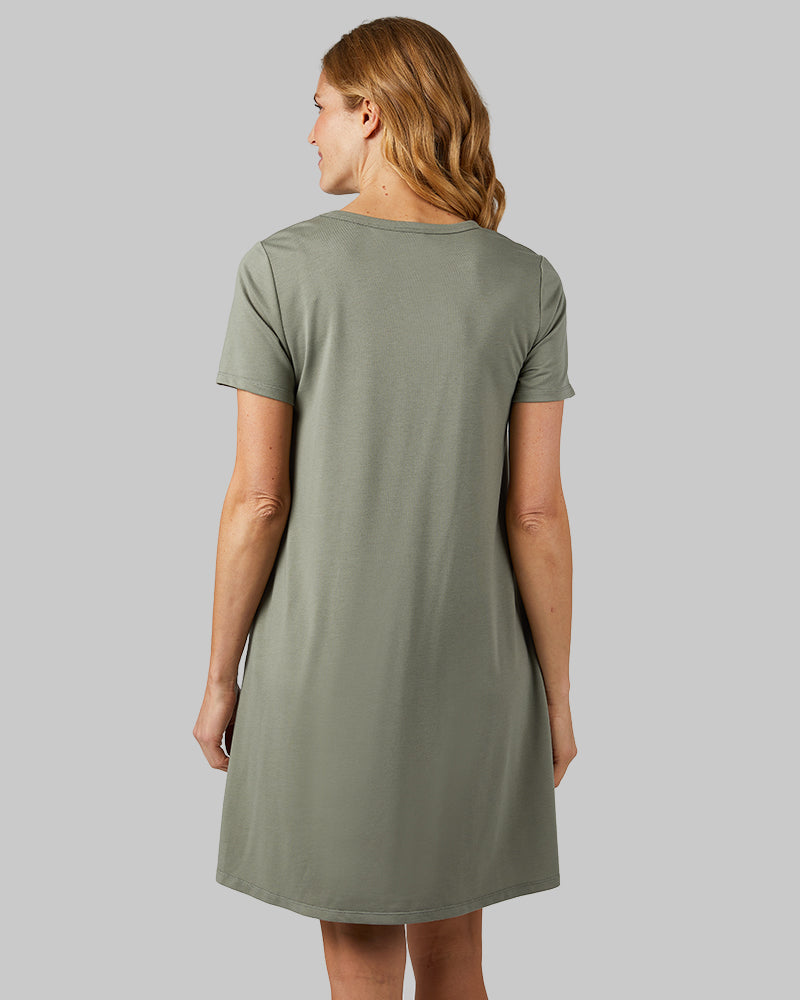 WOMEN'S SOFT KNIT POCKET DRESS