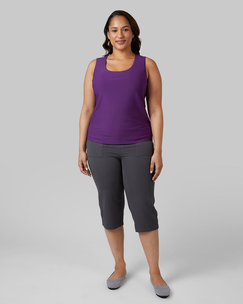 WOMEN'S STRETCH WOVEN CAPRI