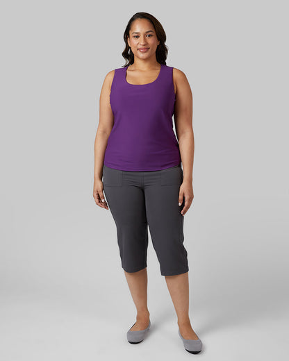 WOMEN'S STRETCH WOVEN CAPRI