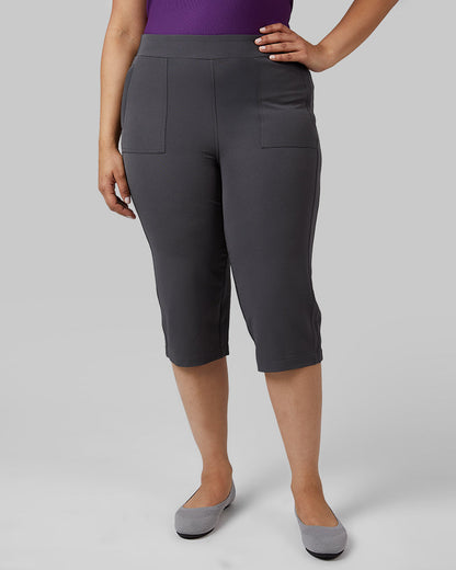 WOMEN'S STRETCH WOVEN CAPRI