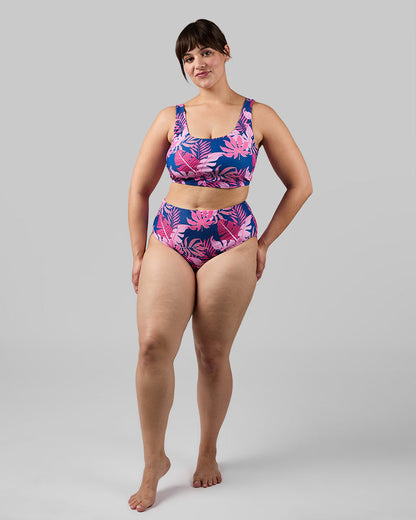 WOMEN'S HIGH-WAIST BIKINI SWIM BOTTOM