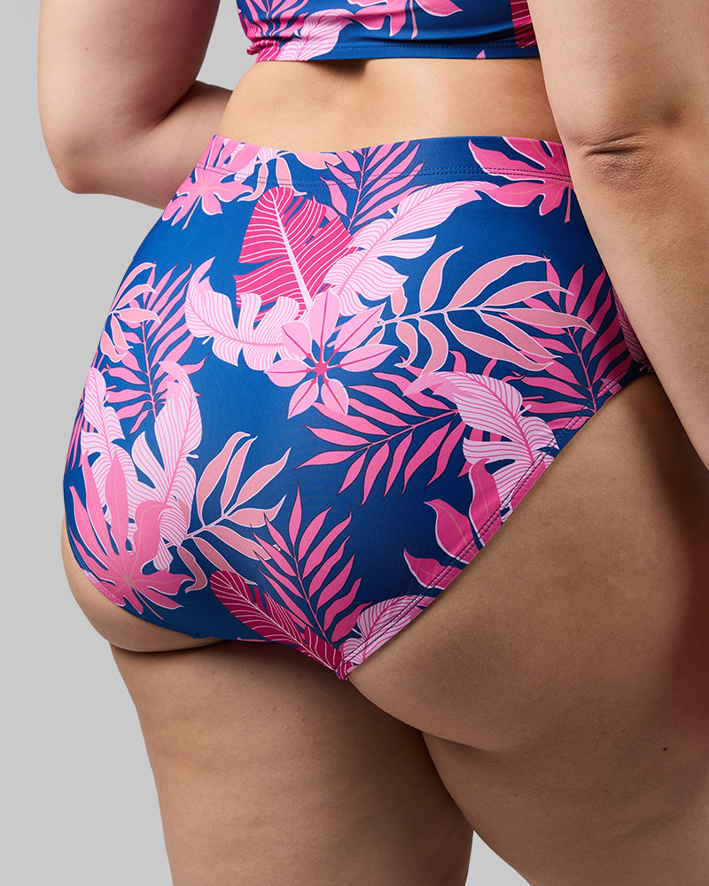 WOMEN'S HIGH-WAIST BIKINI SWIM BOTTOM