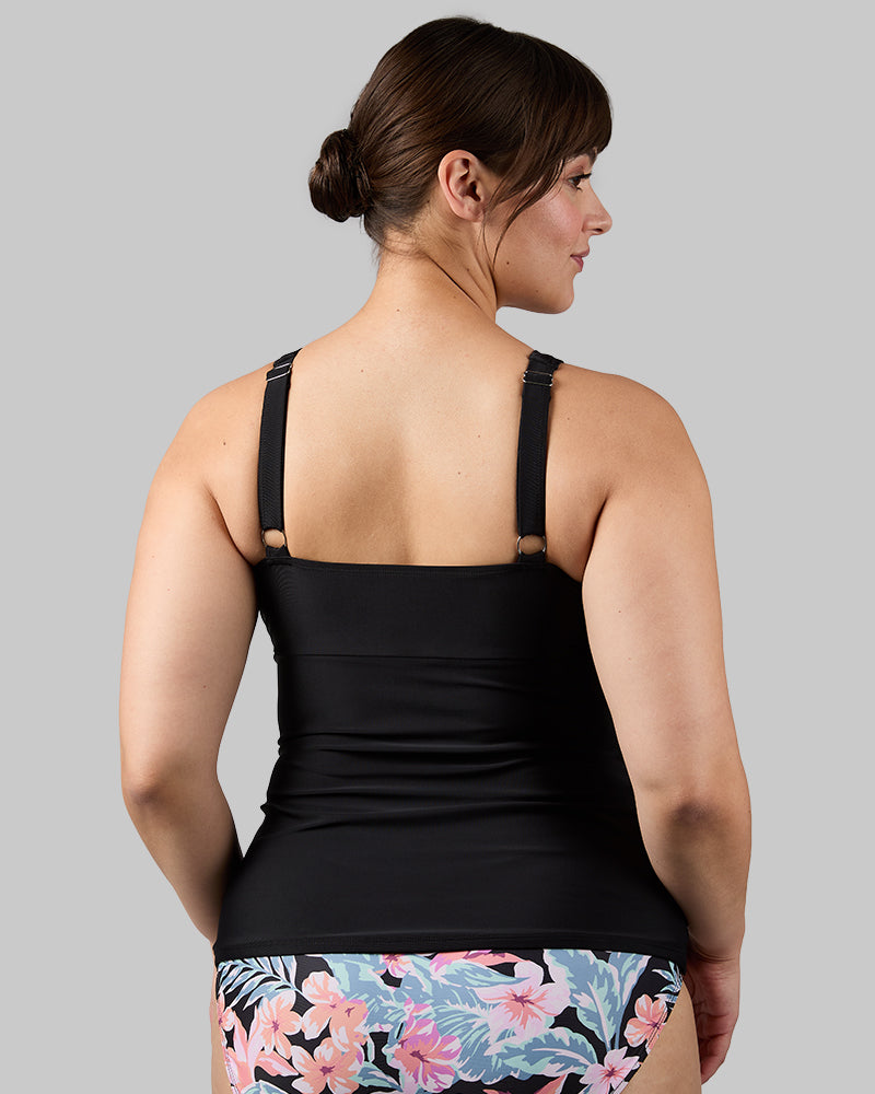 WOMEN'S FITTED RUCHED SWIM TANKINI