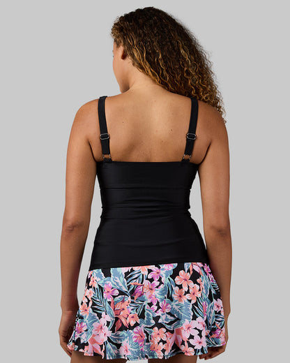 WOMEN'S FITTED RUCHED SWIM TANKINI