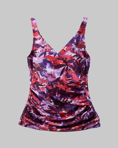 WOMEN'S FITTED RUCHED SWIM TANKINI