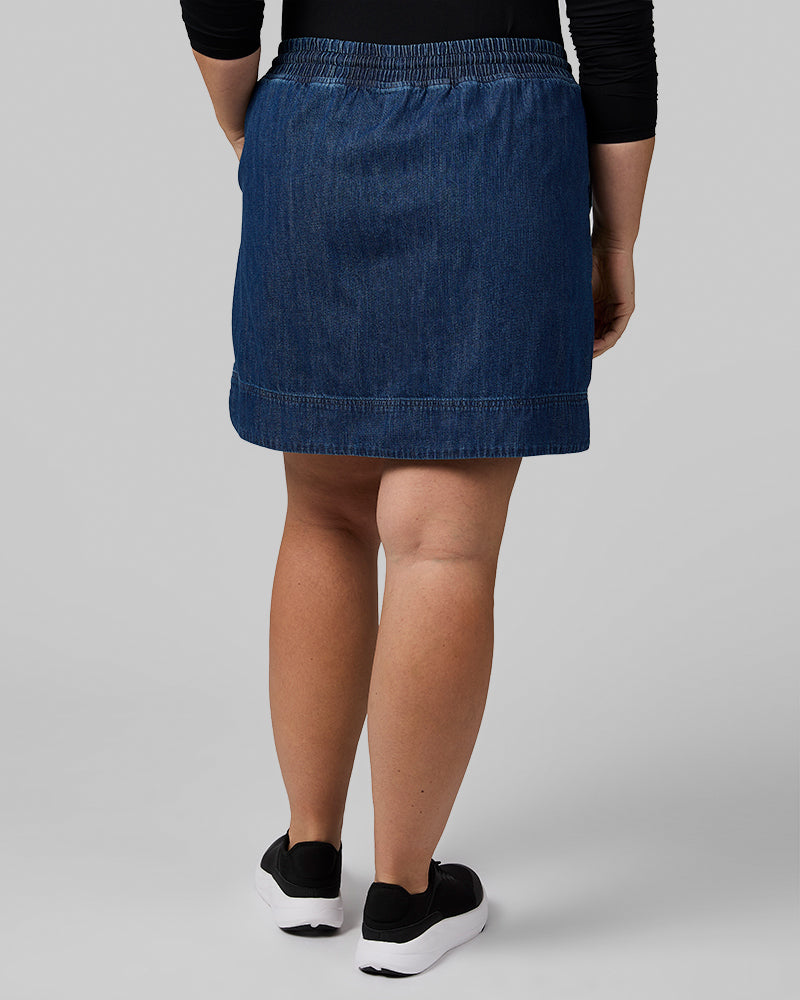 WOMEN'S FEATHERWEIGHT DENIM SKORT