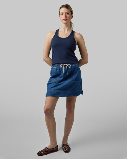 WOMEN'S FEATHERWEIGHT DENIM SKORT