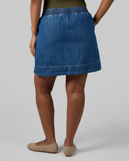 WOMEN'S FEATHERWEIGHT DENIM SKORT