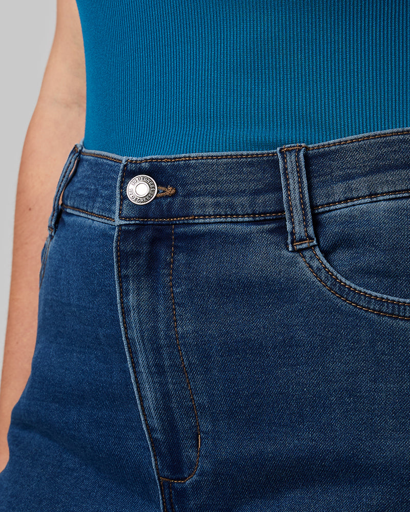 WOMEN'S STRETCH COMFORT JEAN SKIRT