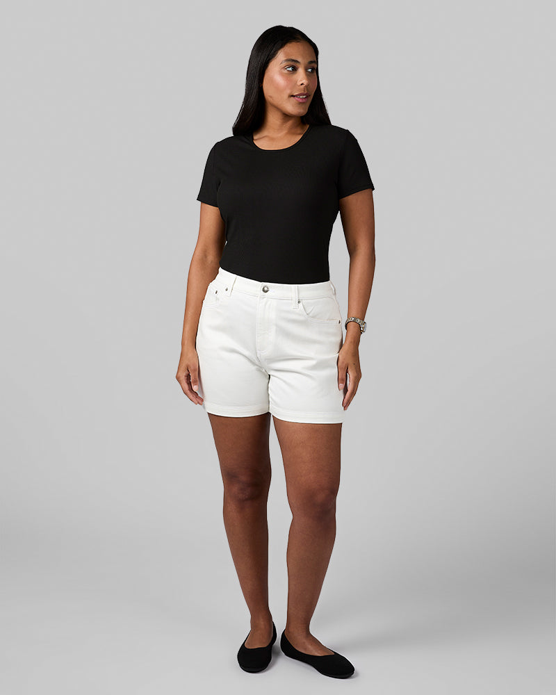 WOMEN'S STRETCH COMFORT JEAN 5-INCH SHORT