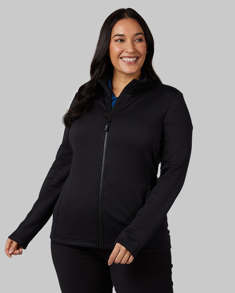 WOMEN'S GRID TECH FULL-ZIP