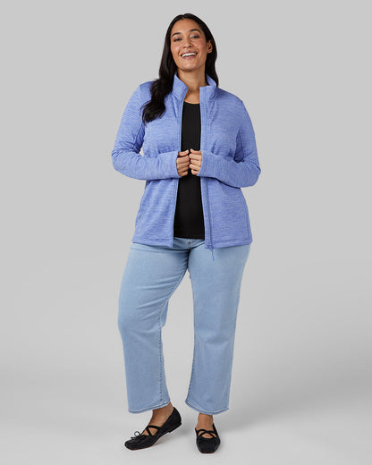 WOMEN'S GRID TECH FULL-ZIP