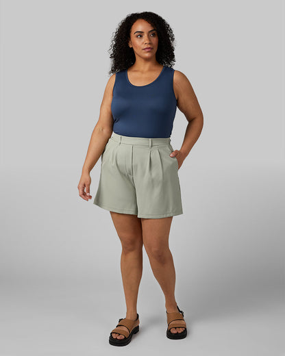 WOMEN'S FEATHERWEIGHT WOVEN PULL-ON SHORT