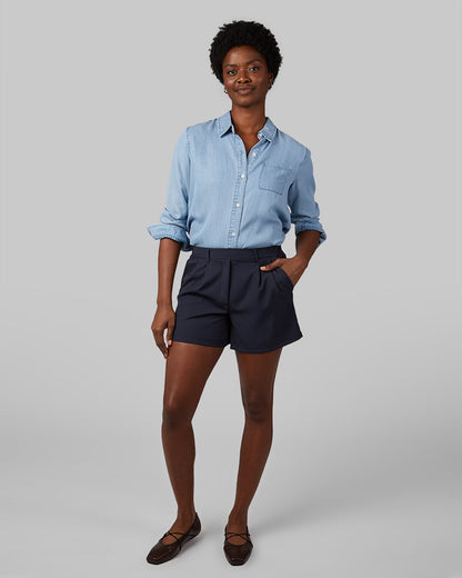 WOMEN'S FEATHERWEIGHT WOVEN PULL-ON SHORT