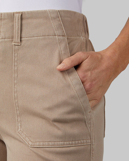 WOMEN'S MINI KNIT TWILL CAPRI