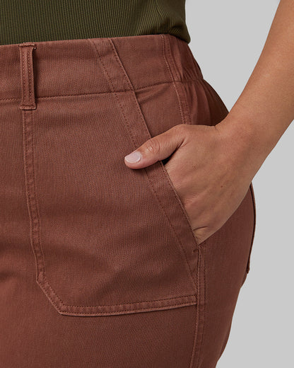 WOMEN'S MINI KNIT TWILL CAPRI