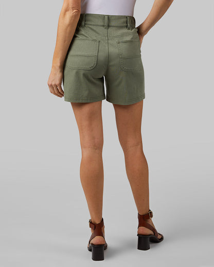 WOMEN'S MINI KNIT TWILL 5-INCH SHORT
