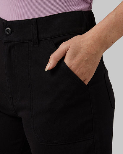 WOMEN'S MINI KNIT TWILL 5-INCH SHORT