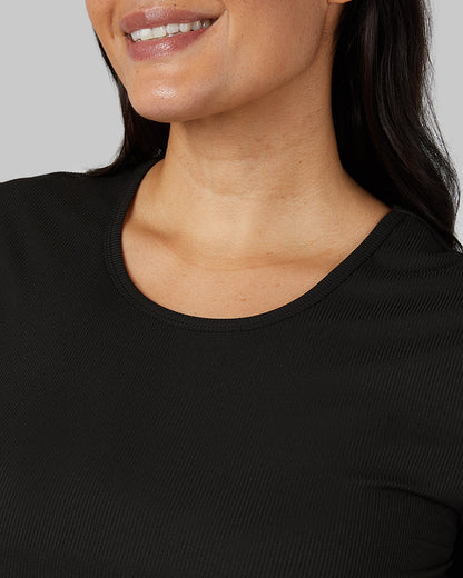 WOMEN'S SOFT RIB FITTED T-SHIRT