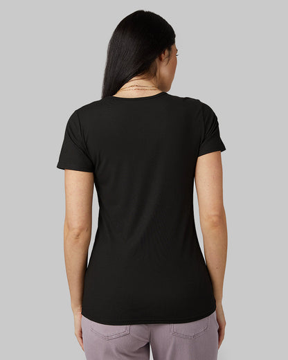 WOMEN'S SOFT RIB FITTED T-SHIRT