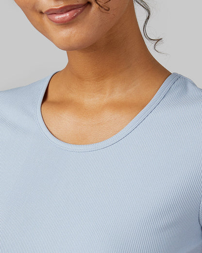 WOMEN'S SOFT RIB FITTED T-SHIRT